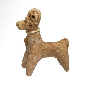 Syro-Hittitisch Terracotta Beeld van een ram