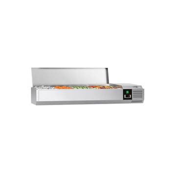 GGM Gastro | Opzetkoelvitrine PREMIUM - 1200x395mm - 4x GN |, Verzenden