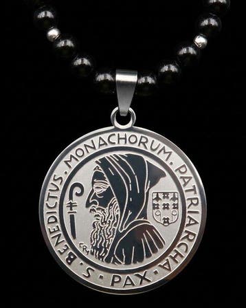Collier van Sint-Benedictus – Obsidiaan – Exorcisme en