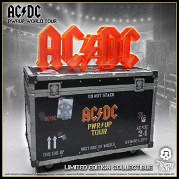 AC/DC Rock Ikonz On Tour Statue PWR UP Tour Road Case, Verzamelen, Ophalen of Verzenden, Nieuw