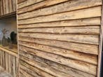 grenen wandbekleding gezaagd uit oude balken., Ophalen of Verzenden, Nieuw, Veranda