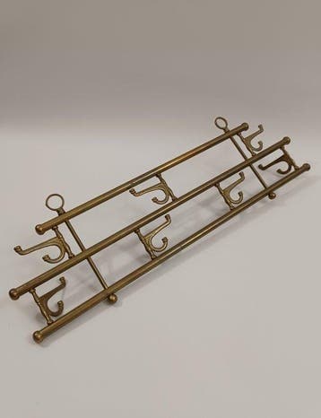 Kapstok - Messing - Vintage haken, Antiek en Kunst