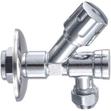 Riko Hoekstopkraan met Filter - 1/2 of 15mm x 3/8 of knel, Ophalen of Verzenden, Nieuw