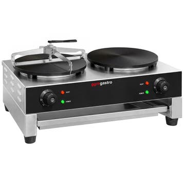 GGM Gastro | Crêpemaker - Dubbel - Analoog - 2x Ø 400mm |, Verzenden, Nieuw in verpakking