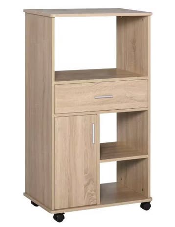 Keukentrolley met Lade en Wielen – Magnetronkast 108 cm, Verzenden, Nieuw