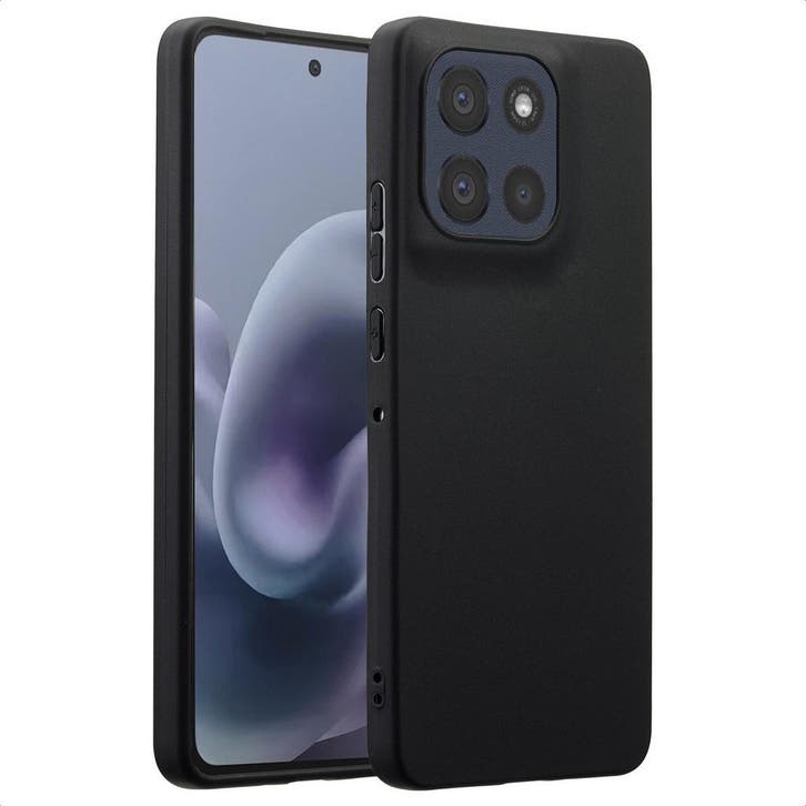 Silicone Case - Motorola Moto G86 - Zwart (Hoesjes), Telecommunicatie, Mobiele telefoons | Hoesjes en Frontjes | Overige merken