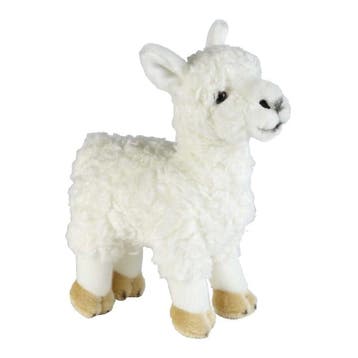 Pluche witte lama/alpaca knuffel - zacht pluche - 32 cm, Verzenden, Nieuw
