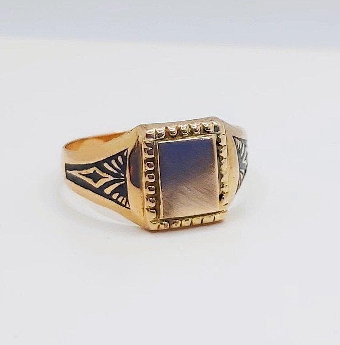 Ring - 19.2 kt. Geel goud, Sieraden, Tassen en Uiterlijk, Ringen
