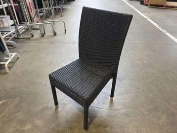 (5x) Stapelbare rieten terrasstoelen, Nieuw in verpakking
