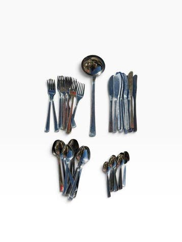 inox - Bestekset (48) - Staal - Geen reserveprijs!