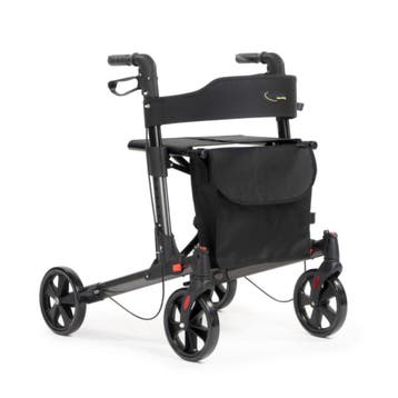 Multimotion Rollator dubbel opvouwbaar - Antraciet, Diversen, Ophalen of Verzenden, Nieuw
