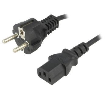 Netsnoer - 5 meter - C13 - Randaarde, Ophalen of Verzenden, Nieuw