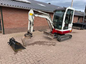 Veiling: Minigraver Takeuchi TB016 Diesel 10kW, Zakelijke goederen, Ophalen, Graafmachine