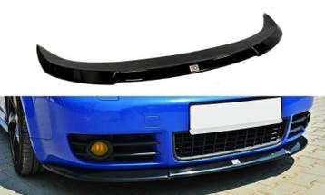 Voorspoiler Audi S4 B6 Glanzend Zwart, Auto-onderdelen, Ophalen of Verzenden, Nieuw
