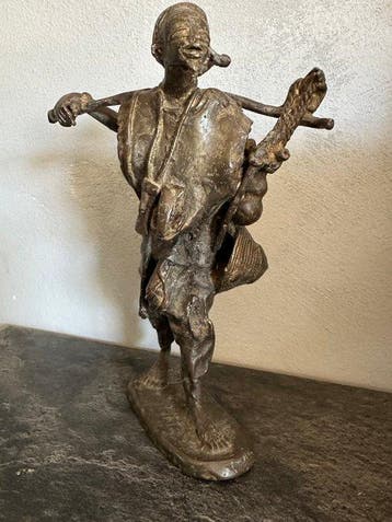 statuette pecheur - Beeld - Ivoorkust