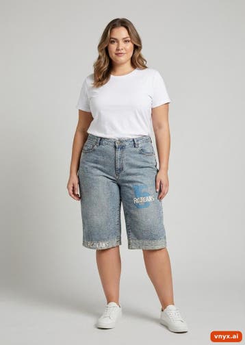RCJEANS Korte broeken Dames maat W36 Lichtblauw Vintage, Ophalen of Verzenden, Nieuw