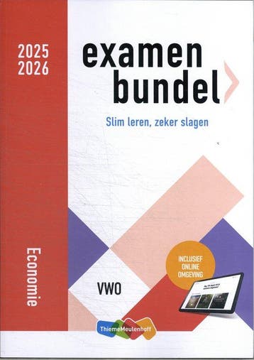 9789006994827 Examenbundel Economie vwo 2025/2026, Boeken, Schoolboeken, Verzenden, Zo goed als nieuw