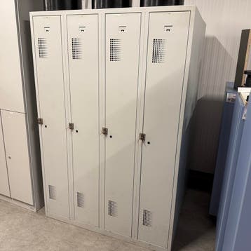 4-deurs lockerkast - 180x120x50 cm, Huis en Inrichting, Ophalen of Verzenden, Nieuw