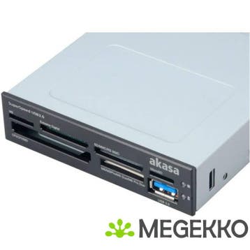Akasa AK-ICR-14 USB 3.0 Internal 6-Port Card Reader, Verzenden, Nieuw, Akasa
