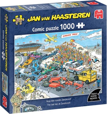 Jan van Haasteren - Nog één Rondje Zandvoort Puzzel (1000, Verzenden, Nieuw