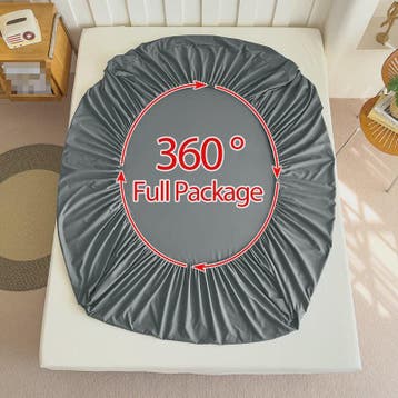 Hoeslaken 100% Polyester met Elastische Band - Diverse Maten, Verzenden, Nieuw