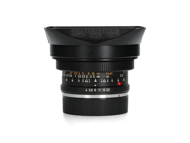 Leica Super-Angulon-R 21mm f/4 - Groothoeklens, Audio, Tv en Foto, Fotografie | Lenzen en Objectieven, Zo goed als nieuw, Leica