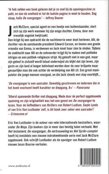 De voorganger 9789400500402 Eric Van Lustbader, Verzenden, Gelezen, Eric Van Lustbader