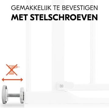 Hauck Clear Step 2 veiligheidshekje - Traphekje - Wit -, Ophalen of Verzenden, Zo goed als nieuw