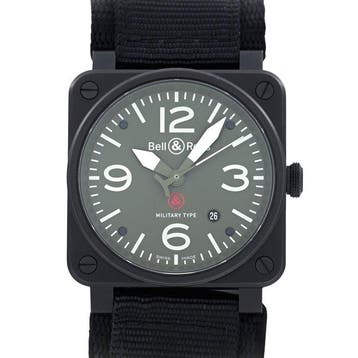Bell & Ross - Military - Zonder minimumprijs - BR03-92-S -, Nieuw