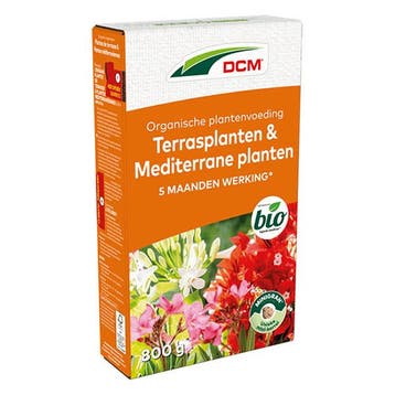 Terras en meditarrane planten mest | DCM | 800 gram, Verzenden