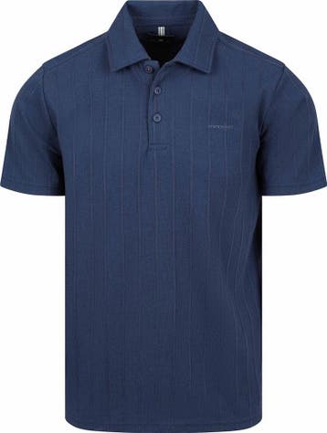 State of Art Poloshirt Jersey Drop Needle Navy maat L Heren, State of Art, Maat 52/54 (L), Nieuw, Verzenden