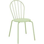 Stoelen | ADELINE | Staal | Lichtgroen | In-/Outdoor |, Verzenden, Nieuw in verpakking