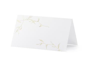 Naamkaartjes Gouden Takken (9.5x5.5cm), Ophalen of Verzenden, Nieuw