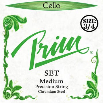 Prim PR-3950 cello string set 3/4, chromium steel, Muziek en Instrumenten, Ophalen of Verzenden, Nieuw