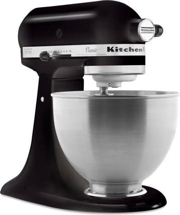 KitchenAid K45SSEOB Classic - Keukenmachine - zwart, Witgoed en Apparatuur, Ophalen of Verzenden, Zo goed als nieuw