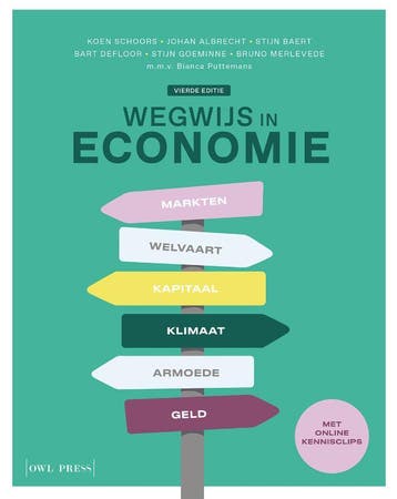 Wegwijs In Economie | Nieuw, Ophalen of Verzenden, Nieuw, Koen Schoors; Johan Albrecht; Stijn Baert; Bart Defloor; Stijn Goeminne; Bruno Merlevede