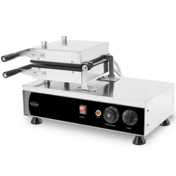 Wafelijzer | Enkel | Brusselse Wafels (88x88x26mm) | 1.2kW, Verzenden, Nieuw in verpakking