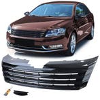 Glans Zwarte Gril Zonder Logo VW Passat B7 2010-2013 RL574, Nieuw, Voor, Volkswagen