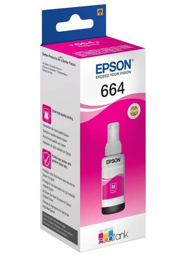 Epson 664 Ecotank Magenta ink bottle (70ml) (Ink cartridges), Verzenden, Nieuw, Overige typen