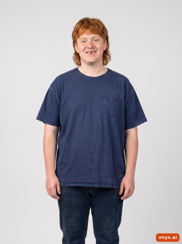 Hanes T-shirts Heren maat L Blauw Vintage, Ophalen of Verzenden, Nieuw