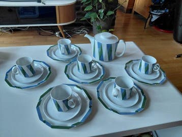 Rosenthal - Theeservies - Porselein - Veelhoek