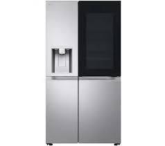 €1795 LG GSXE90BSAD  Amerikaanse koelkast  zilver OP=OP, Ophalen of Verzenden, Nieuw, Met aparte vriezer