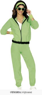Neon Groene Tracksuit Dames, Kleding | Dames, Ophalen of Verzenden, Nieuw