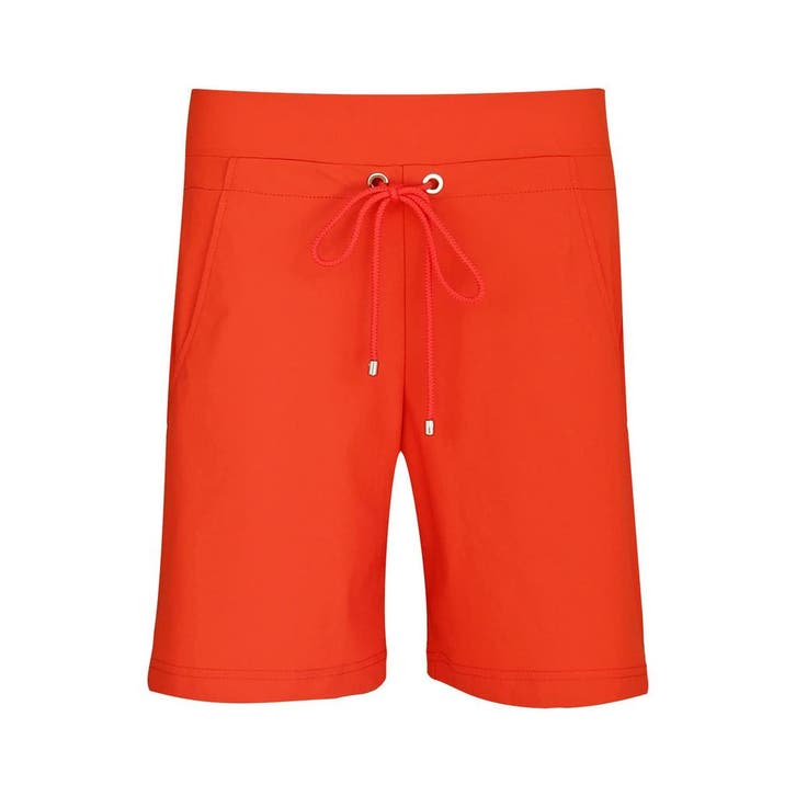 MAC • rode Bermuda summer shorts • 36, Kleding | Dames, Broeken en Pantalons, Rood, Nieuw, Maat 36 (S), Verzenden