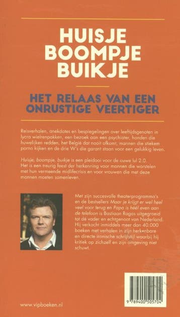 Huisje, boompje, buikje 9789400505704 Bastiaan Ragas, Verzenden, Zo goed als nieuw, Bastiaan Ragas