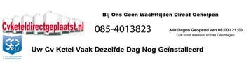 Cv Ketel Direct Geplaatst, Nieuw, Cv-ketel of Combi-ketel, Hoog rendement (Hr)