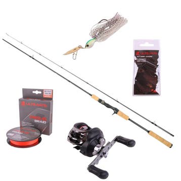Ultimate Cast Special Cork Light Baitcaster Hengelset 2.00m, Verzenden, Nieuw