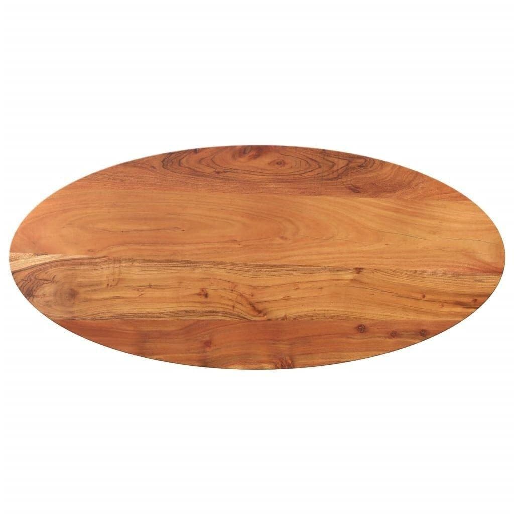 vidaXL Tafelblad rechthoekig natuurlijke rand 180x40x2,5 cm