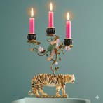 WERNS - Kaarsenstandaard met oor 42 cm kandelaar Tiger &, Antiek en Kunst