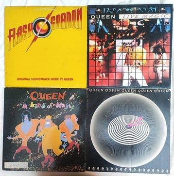 Queen - Flash Gordon - Queen live magic - A kind of magic -, Nieuw in verpakking